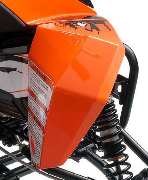Picture of FRONT FENDER LEFT BLACK