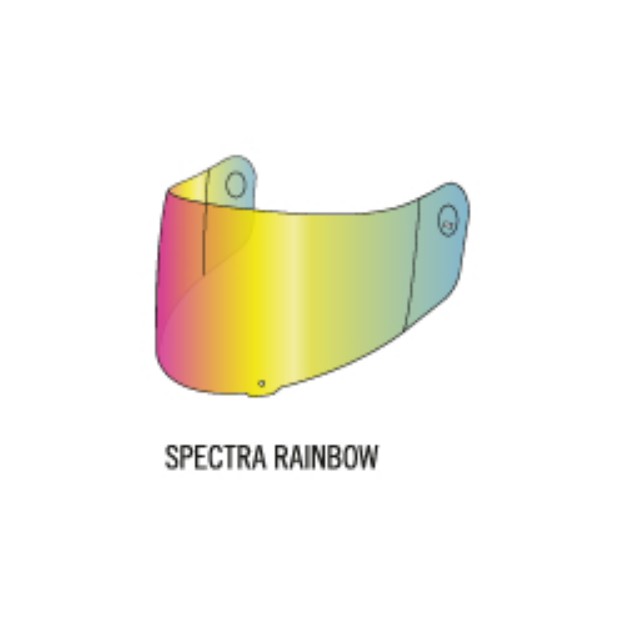 Picture of X-SPIRIT III CWR-1 VISOR SPECTRA RAINBOW