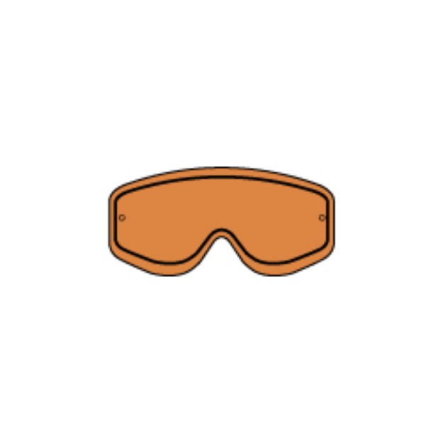 Picture of RACING GOGGLES DOUBLE LENS ORANGE
