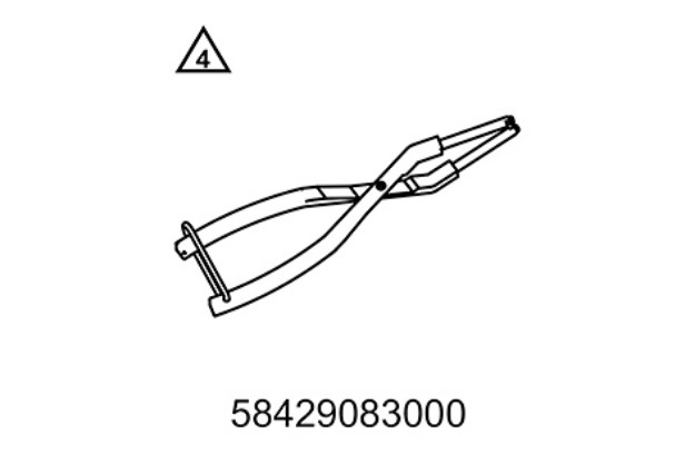 Picture of Footrest spring plier