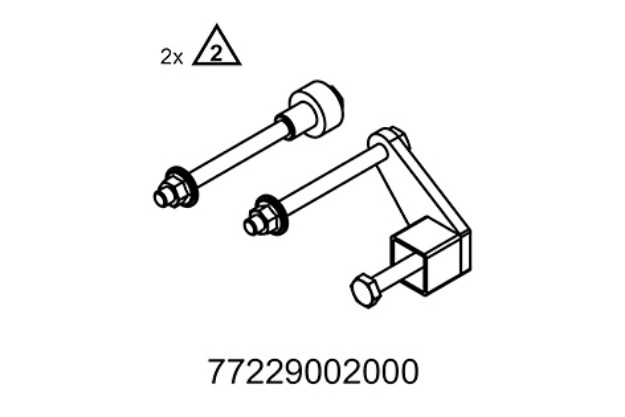 Picture of Holder and fitting for work stand