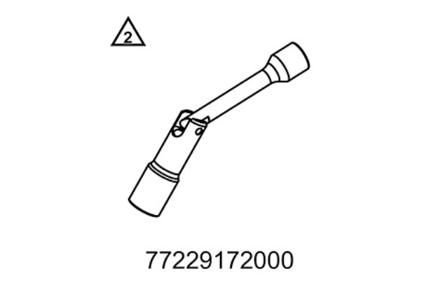 Picture of Spark plug wrench with link