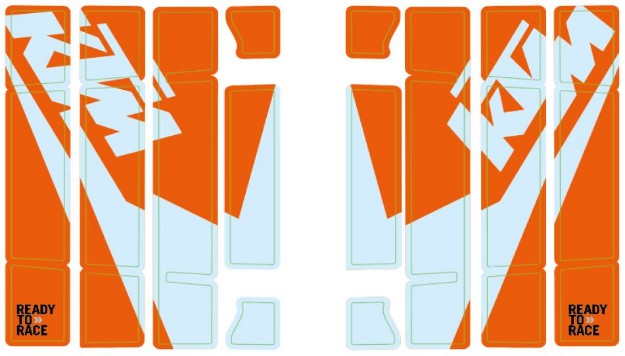Picture of Radiator protection grill sticker kit