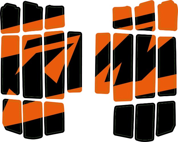 Picture of Radiator protection grill sticker kit