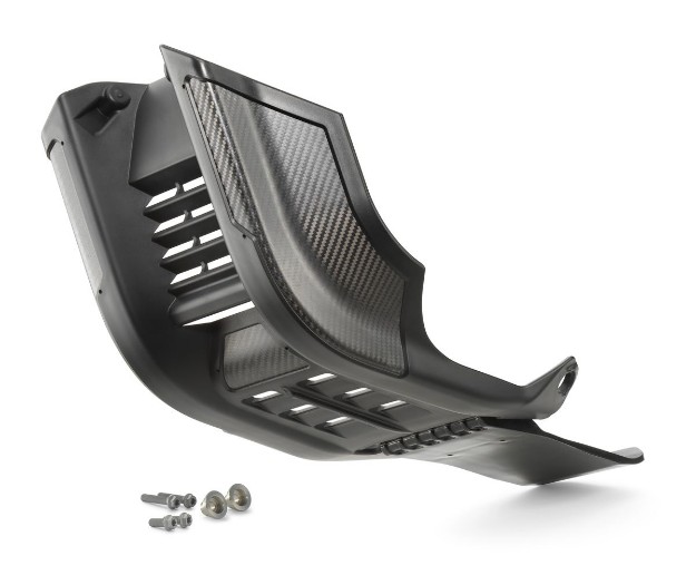 Picture of Factory skid plate with linkage protection