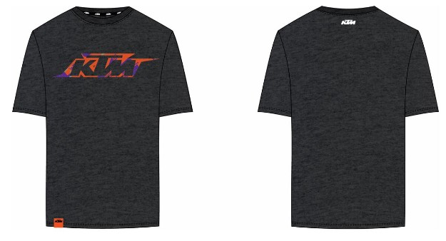 Picture of CAMO TEE DARK GREY MELANGE