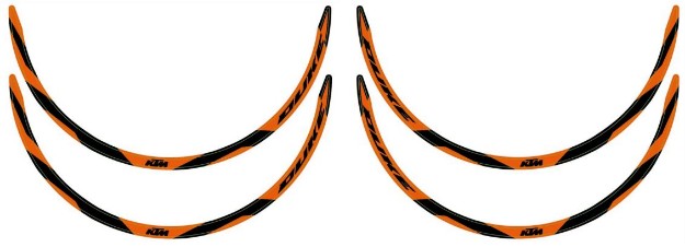 Picture of Wheel trim ring sticker kit