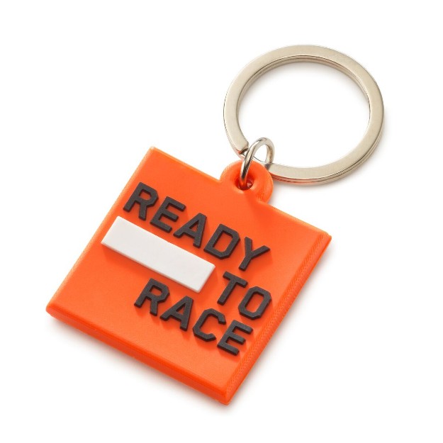 Picture of LOGO RUBBER KEYHOLDER ORANGE