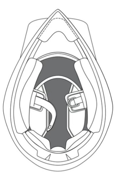 Picture of AX9 Helmet Crown Padding