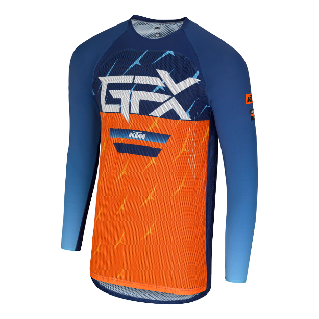 Picture of GRAVITY-FX AIR JERSEY ORANGE/BLUE