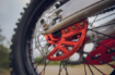 Picture of Brake caliper support with brake disc guard 